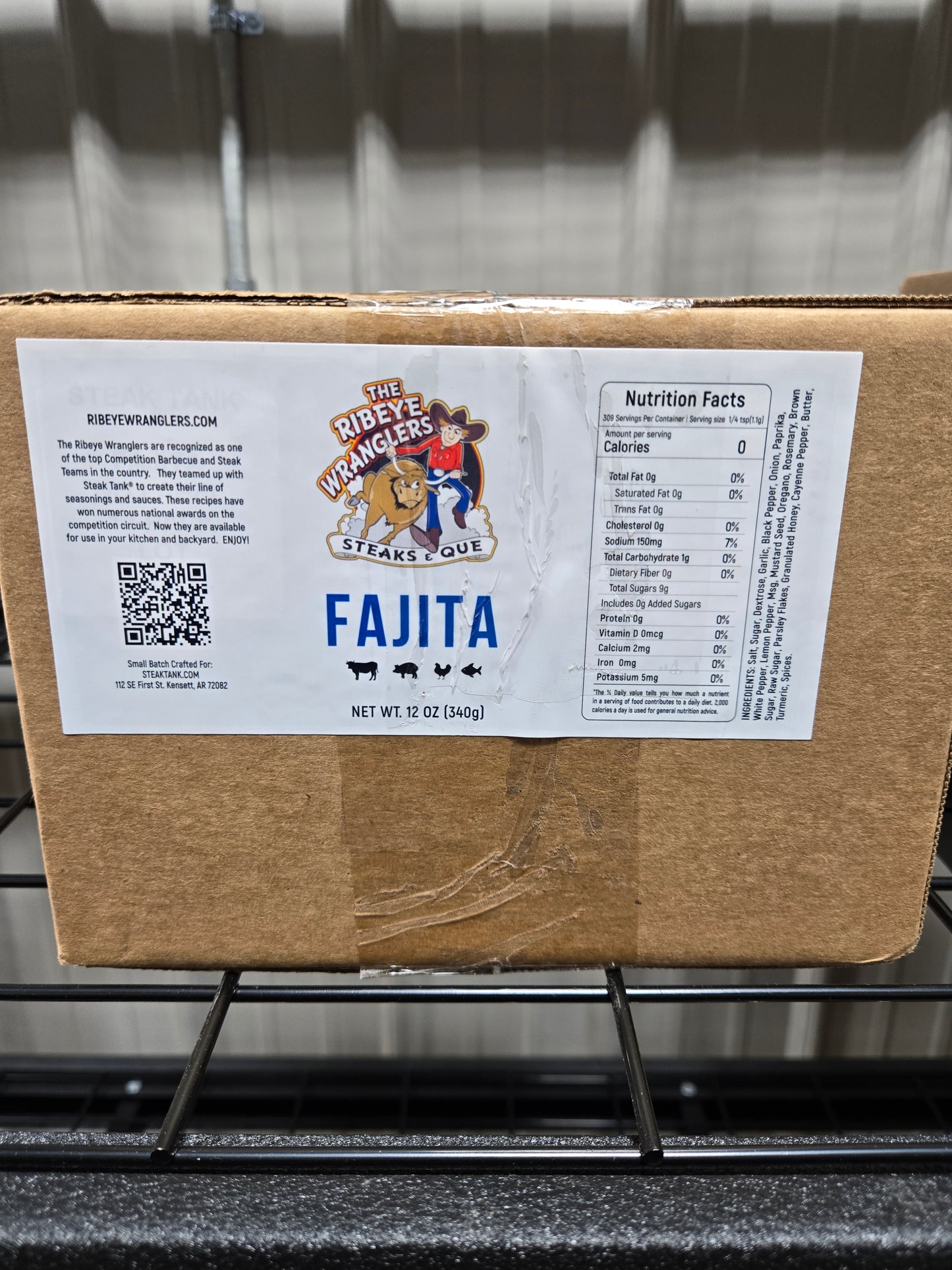 RIBEYE WRANGLERS - 1 CASE OF FAJITA