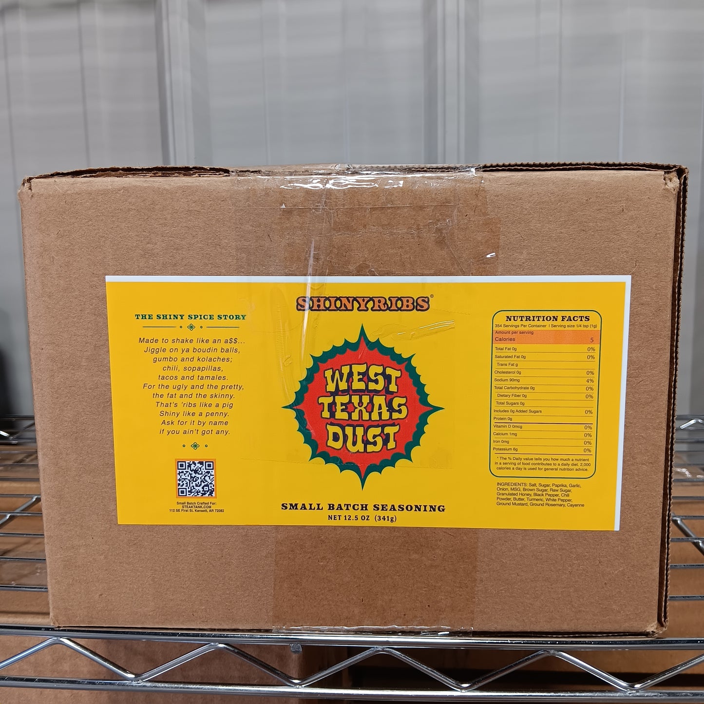 WEST TEXAS DUST: WHOLESALE CASE (12- 12.5OZ BOTTLES)