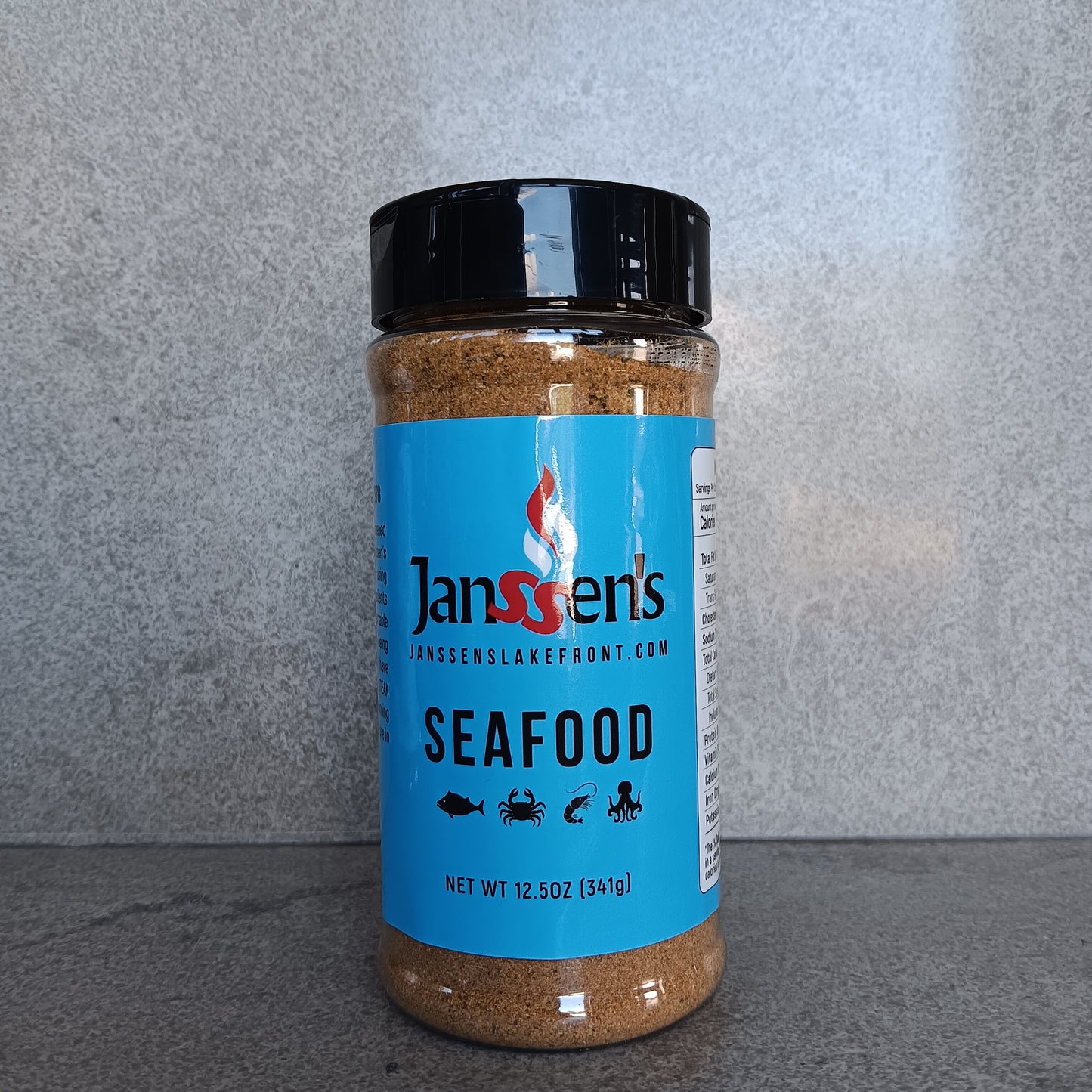 Janssen's Seafood Seasoning - 12.5oz Shaker