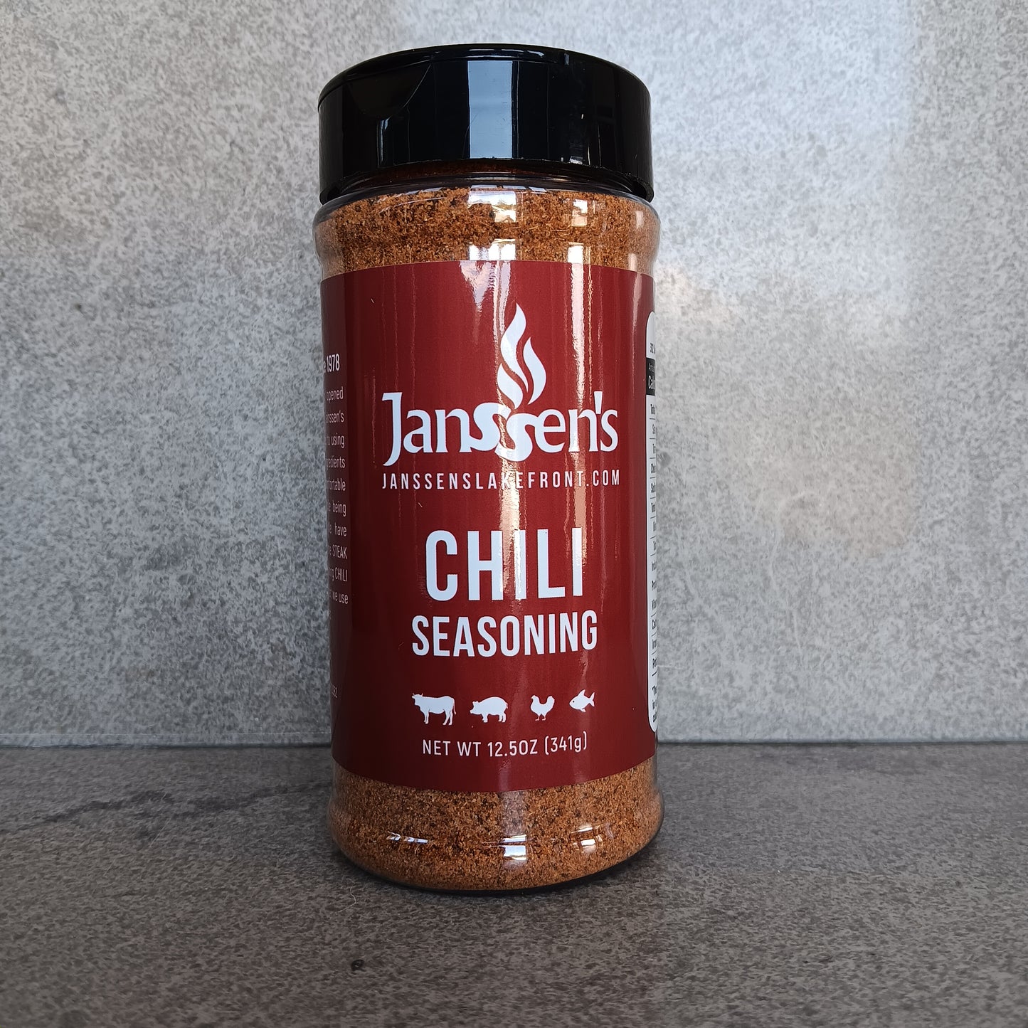 Janssen's Chili Seasoning - 12.5oz Shaker