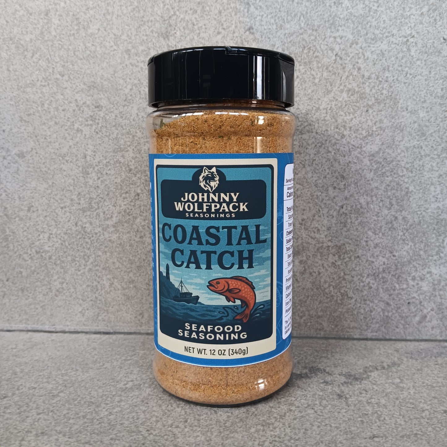 Johnny Wolfpack Coastal Catch Seasoning - 12oz.