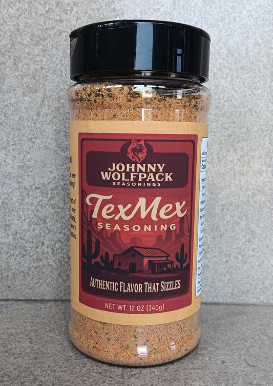 Johnny Wolfpack Tex-Mex Seasoning 12 oz.