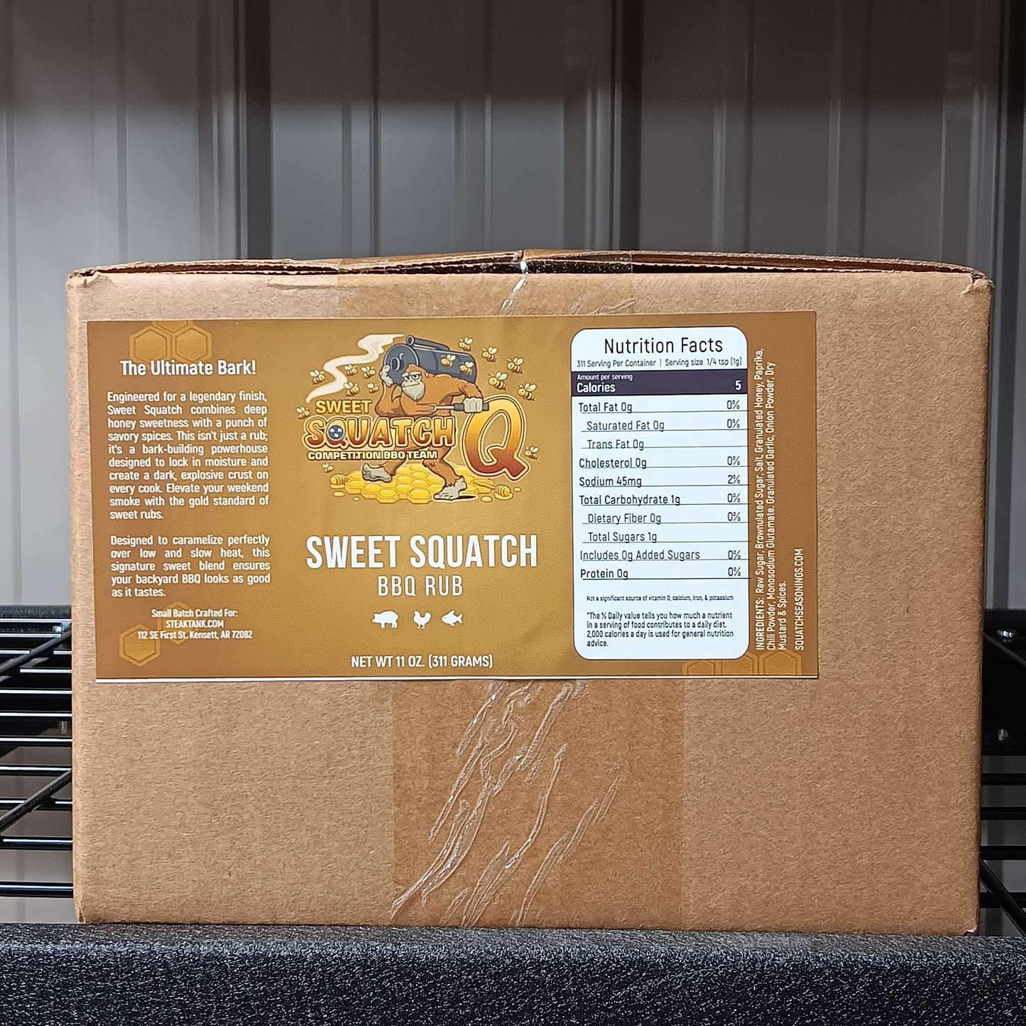 SWEET SQUATCH BBQ RUB - 1 Case of 12