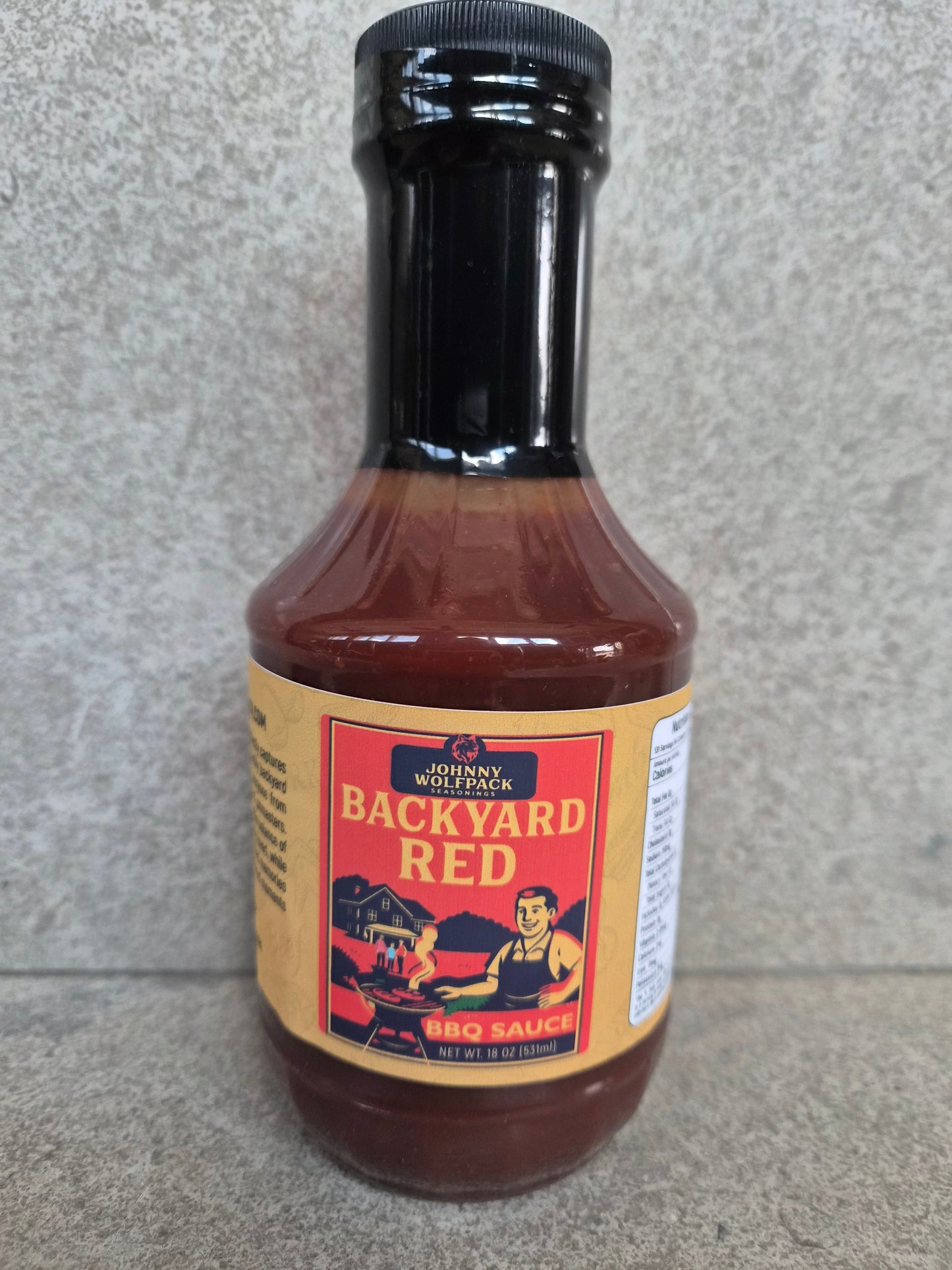 Johnny Wolfpack Backyard Red - 1 CASE (12- 18 oz bottles)