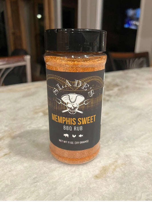 Slade's Memphis Sweet BBQ Rub - 11oz Shaker
