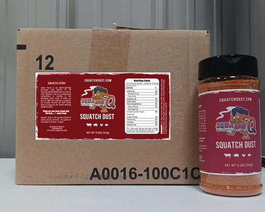 SQUATCH DUST - CASE OF 12 - 12.5 OZ. SHAKERS