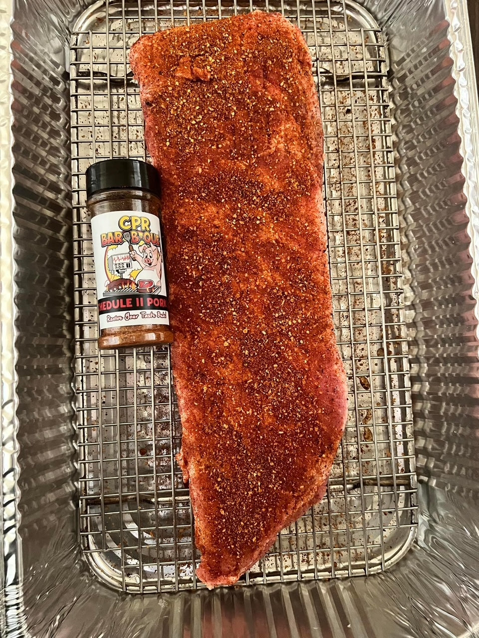 CPR BAR B-QUE SCHEDULE ll PORK RUB - 2- 10oz Shakers