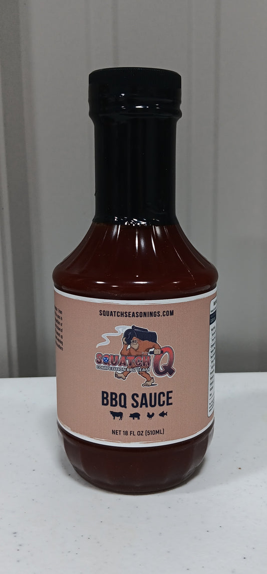 SQUATCH BBQ SAUCE- 18OZ. BOTTLE