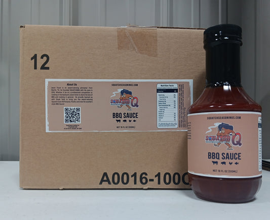 SQUATCH BBQ SAUCE - CASE OF 12 - 18 OZ. BOTTLES