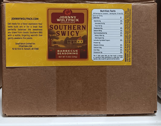 Johnny Wolfpack Southern Swicy CASE (12-11.5oz Shakers)
